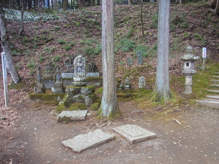 石造多宝塔への道画像