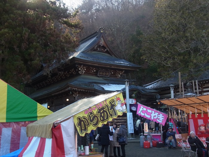 北向観音境内の屋台